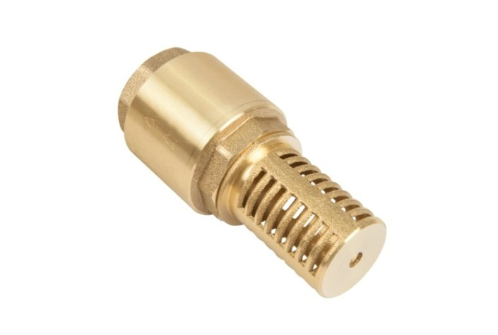 Обратный клапан UNIPUMP 1" НР с сеткой (сетка-латунь, толк.-латунь) [20961]