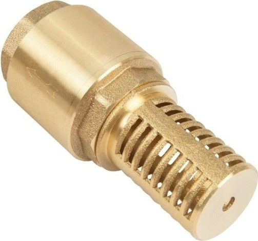 Обратный клапан UNIPUMP обр. 1 1/4" с сеткой (сетка-латунь, толк.-латунь) [48251]