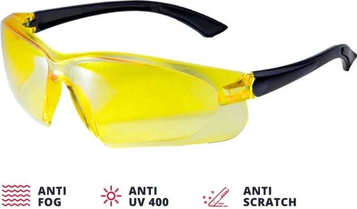 Очки защитные ADA VISOR CONTRAST желтые [А00504]