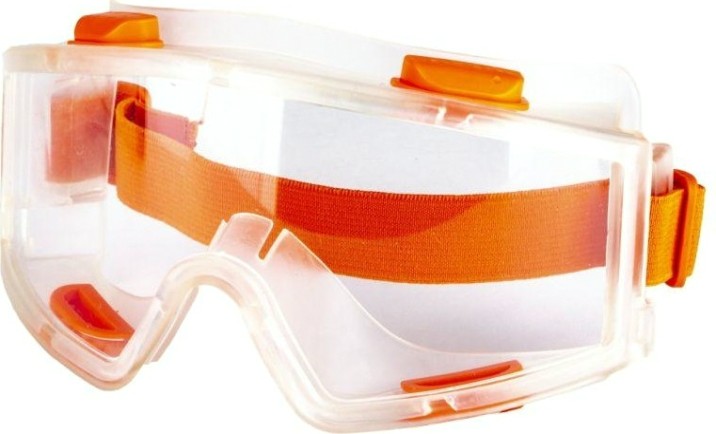 Очки защитные Amigo 74 252 "панорама" с оранжевой резинкой [74252]