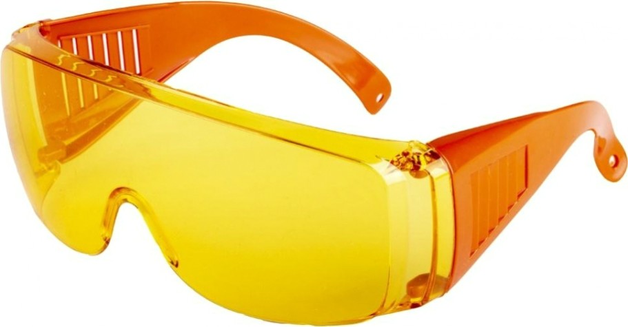 Очки защитные Amigo 74 309 желтые с оранжевыми дужками [74309]