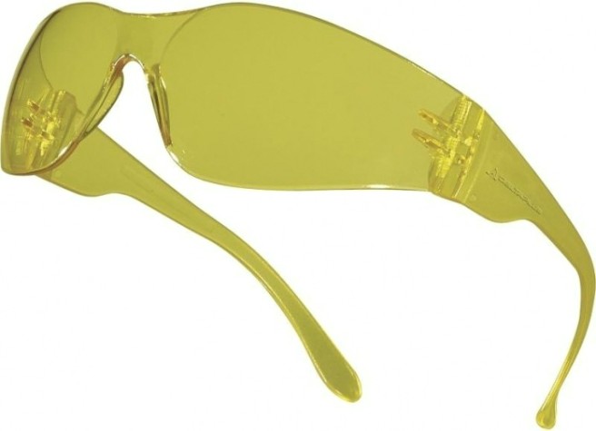 Очки защитные Delta Plus BRAVA2 YELLOW открытые с желтой линзой [BRAV2JA]