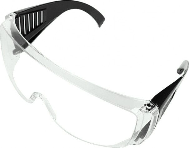 Очки защитные Sturm 8050-05-03W прозрачные с дужками, линзы 2мм поликарбонат