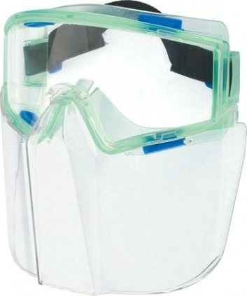 Очки защитные закрытого типа СИБРТЕХ 89167 в комплекте со щитком