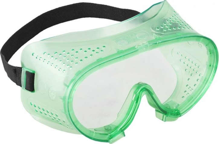 Очки защитные ЗУБР МАСТЕР 3 ударопрочные с прямой вентиляцией, закрытого типа [11027]