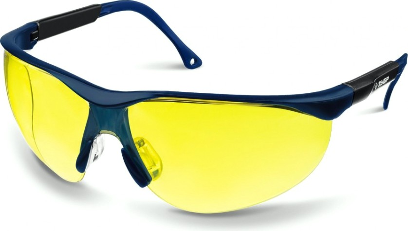 Очки защитные ЗУБР ПРОГРЕСС желтые, устойчивы к царапинам и запотеванию [110321_z01]