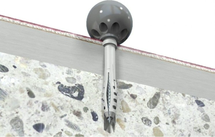 Ограничитель хода двери FISCHER TS - 8 G серый 60535 [60535]