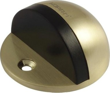 Ограничительный стопор НОРА-М 100 напольный "Матовое золото" [5172]