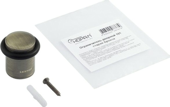 Ограничительный стопор НОРА-М 101 напольный "Старая бронза" [7229]