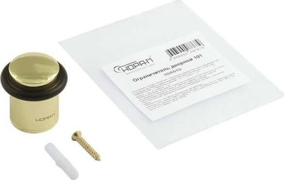 Ограничительный стопор НОРА-М 101 напольный "Золото" [7224]