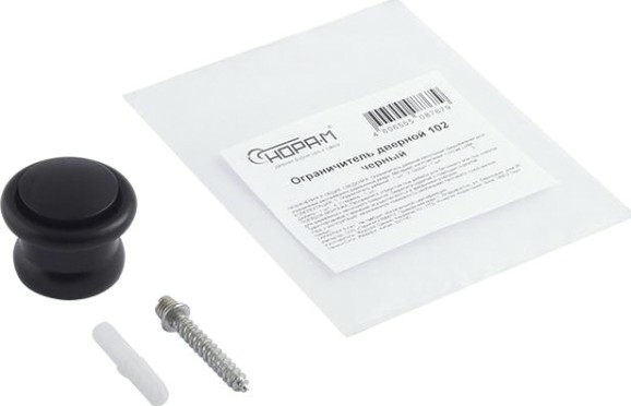 Ограничительный стопор НОРА-М 102 напольный "Черный" [18547]