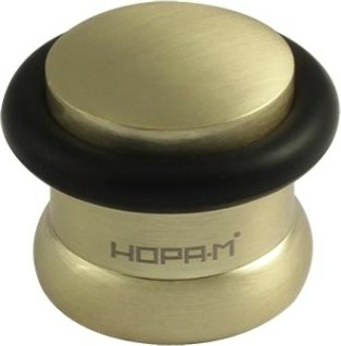 Ограничительный стопор НОРА-М 102 напольный "Матовое золото" [7232]