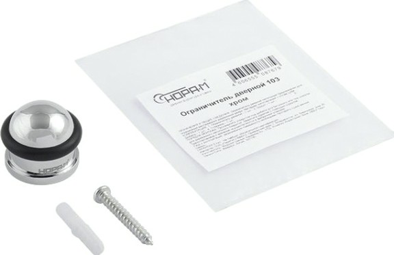 Ограничительный стопор НОРА-М 103 напольный "Хром" [7240]