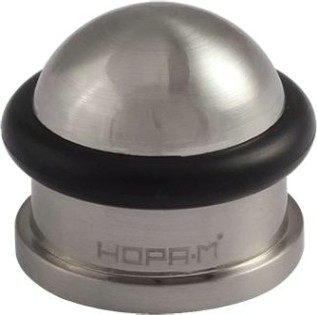 Ограничительный стопор НОРА-М 103 напольный "Матовый никель" [7242]