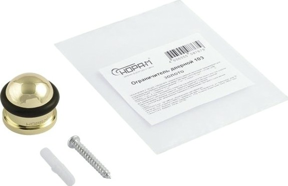 Ограничительный стопор НОРА-М 103 напольный "Золото" [7238]