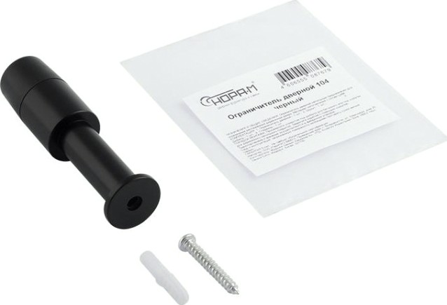 Ограничительный стопор НОРА-М 104 настенный "Черный" [18603]