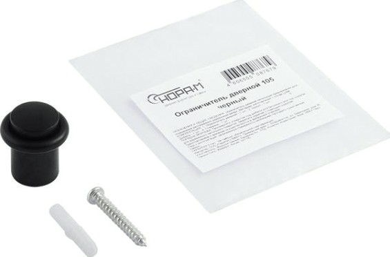 Ограничительный стопор НОРА-М 105 напольный "Черный" [19086]