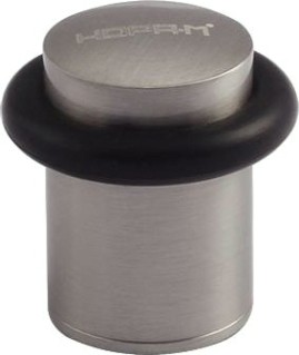 Ограничительный стопор НОРА-М 105 напольный "Матовый никель" [7249]