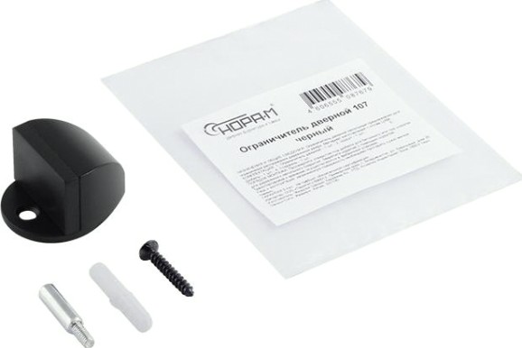 Ограничительный стопор НОРА-М 107 напольный "Черный" [18549]