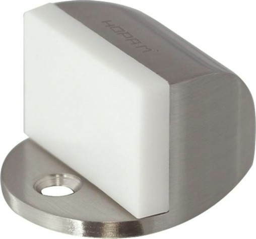 Ограничительный стопор НОРА-М 107 напольный "Матовый никель" [7263]