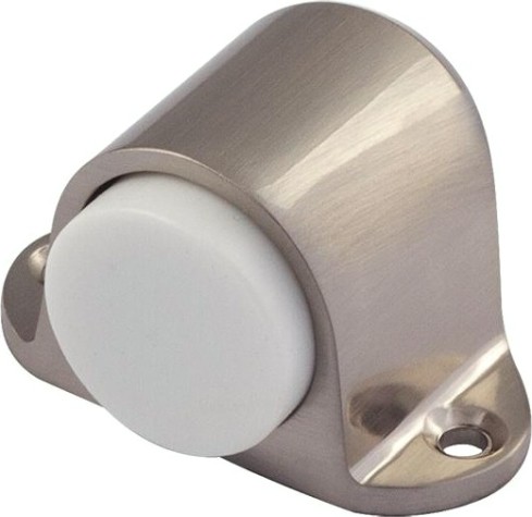 Ограничительный стопор НОРА-М 108 напольный "Матовый никель" [7270]