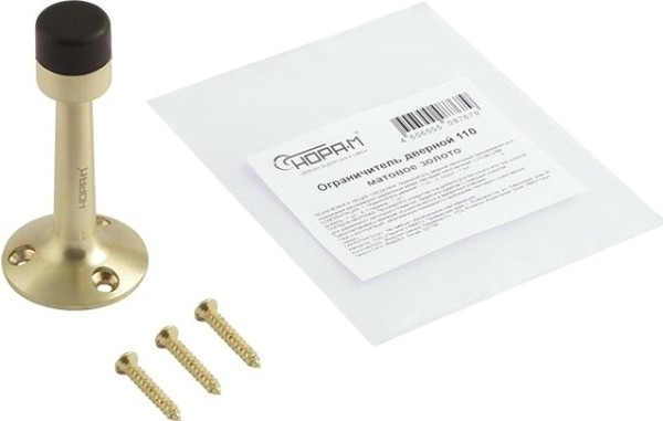Ограничительный стопор НОРА-М 110 настенный "Матовое золото" [14884]