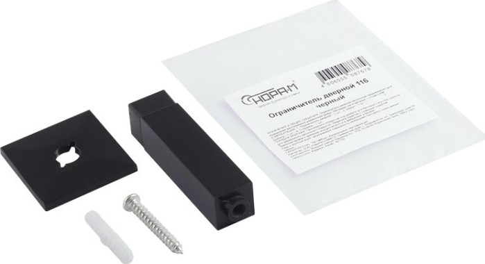 Ограничительный стопор НОРА-М 116 настенный "Черный" [18551]