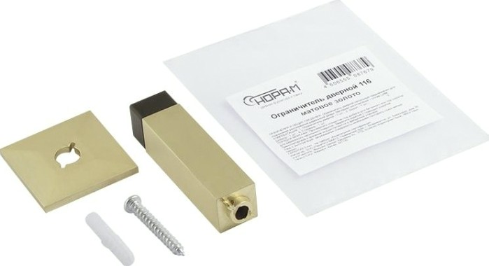 Ограничительный стопор НОРА-М 116 настенный "Матовое золото" [16019]