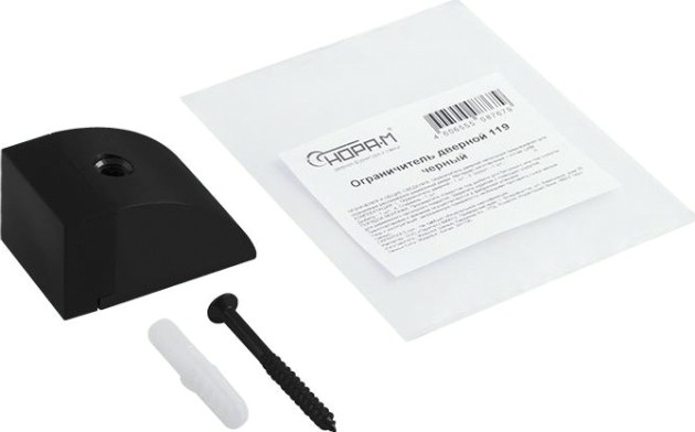 Ограничительный стопор НОРА-М 119 напольный "Черный" [18951]