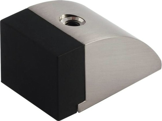 Ограничительный стопор НОРА-М 119 напольный "Матовый никель" [16031]