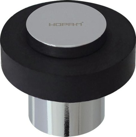 Ограничительный стопор НОРА-М 120 напольный "Хром" [16693]