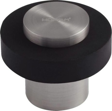 Ограничительный стопор НОРА-М 120 напольный "Матовый никель" [16690]