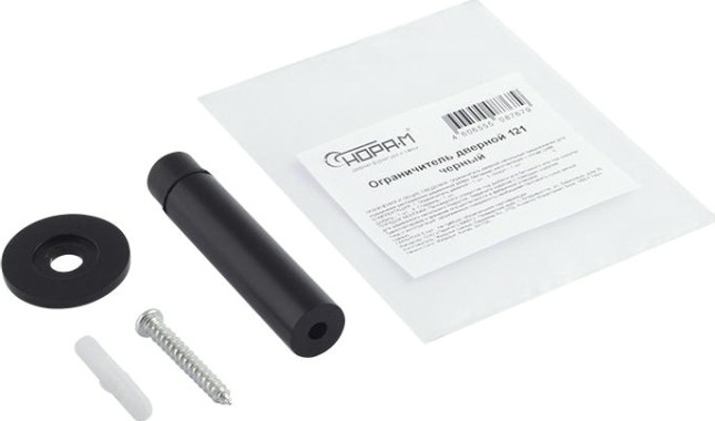 Ограничительный стопор НОРА-М 121 настенный "Черный" [18554]