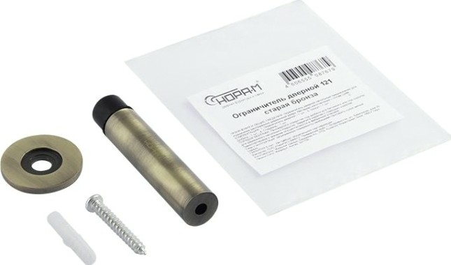 Ограничительный стопор НОРА-М 121 настенный "Старая бронза" [16696]