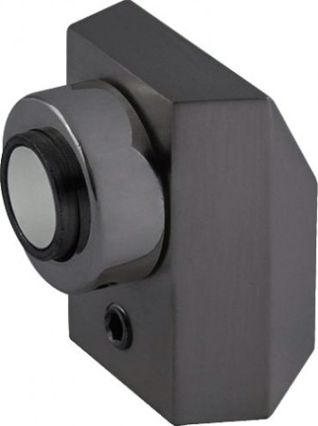 Ограничительный стопор НОРА-М 801 магнитный, напольный "Графит" [19090]