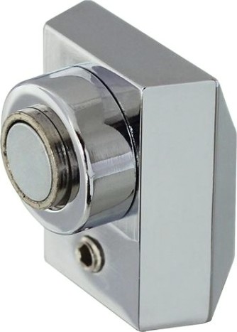 Ограничительный стопор НОРА-М 801 магнитный, напольный "Хром" [8864]