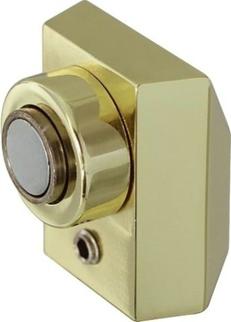 Ограничительный стопор НОРА-М 801 магнитный, напольный "Золото" [8862]