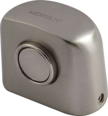 Ограничительный стопор НОРА-М 802 магнитный, напольный "Матовый никель" [8873]