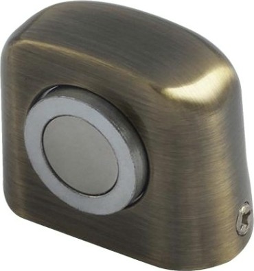 Ограничительный стопор НОРА-М 802 магнитный, напольный "Старая бронза" [8871]