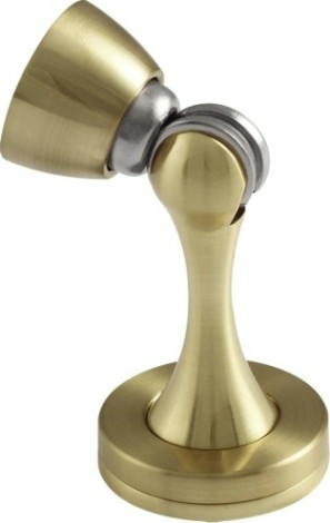 Ограничительный стопор НОРА-М 809 магнитный, универсальный "Матовое золото" [8887]