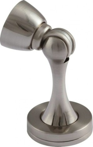 Ограничительный стопор НОРА-М 809 магнитный, универсальный "Матовый никель" [8891]