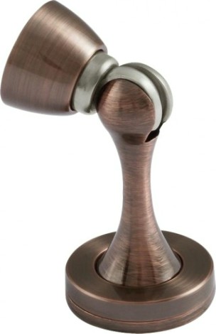 Ограничительный стопор НОРА-М 809 магнитный, универсальный "Старая медь" [8888]