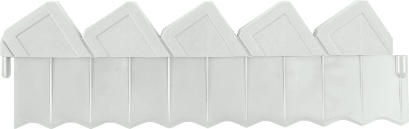 Ограждение GRINDA для клумб, цвет белый, 2 секции 8-422305 [8-422305]