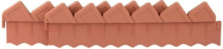 Ограждение GRINDA для клумб, цвет коричневый, 2 секции 8-422303 [8-422303]