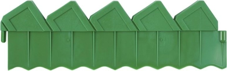 Ограждение GRINDA для клумб, цвет зеленый, 2 секции 8-422304 [8-422304]