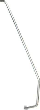 Опорные заглушки боковин KRAUSE 820327 (с ограждением 1,1 м,) 3-4 ступ