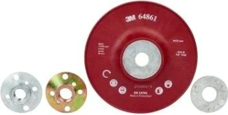 Оправка для фибровых кругов 3M Cubitron – II 64861 125х22 мм, ребристая, M14 и 5/8 [7000032410]