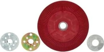 Оправка для фибровых кругов 3M Cubitron – II 64861 125х22 мм, ребристая, M14 и 5/8 [7000032410]