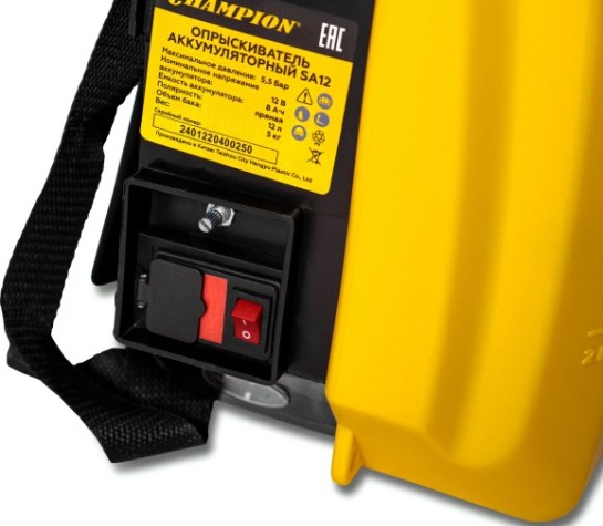 Опрыскиватель аккумуляторный CHAMPION SA12 Опрыскиватель аккумуляторный CHAMPION SA12