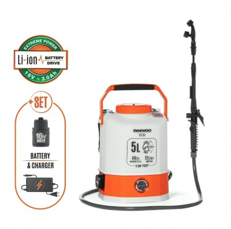 Опрыскиватель аккумуляторный DAEWOO DSA 5 Li Опрыскиватель аккумуляторный DAEWOO DSA 5 Li